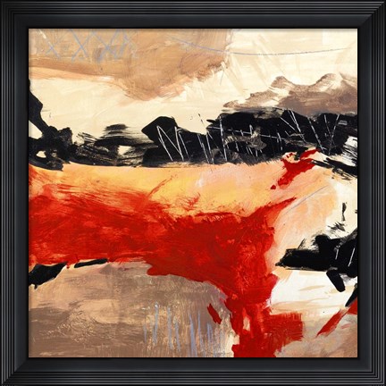 Framed L&#39;Amour I Print
