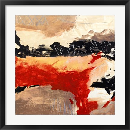 Framed L&#39;Amour I Print