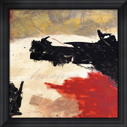Framed L&#39;Amour III Print