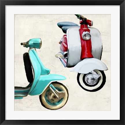 Framed Superscooters I Print