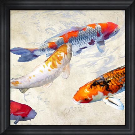 Framed Koi II Print