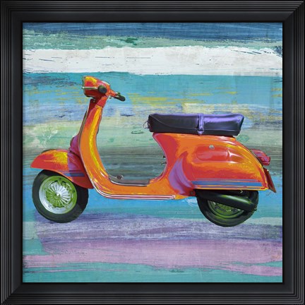 Framed Pop Scooter II Print