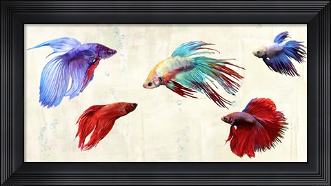 Framed Tropical Parade Print