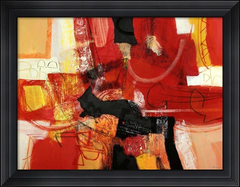 Framed Davanti al Fuoco Print