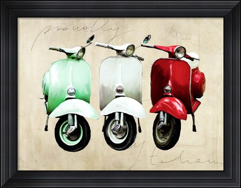 Framed Proudly Italian Print