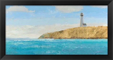 Framed Lighthouse Seascape II Print