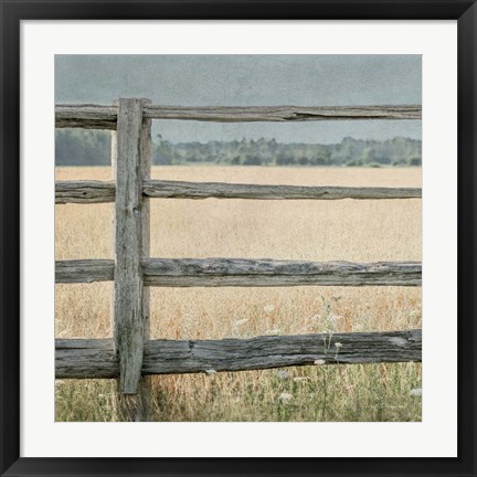 Framed Neutral Country I Print