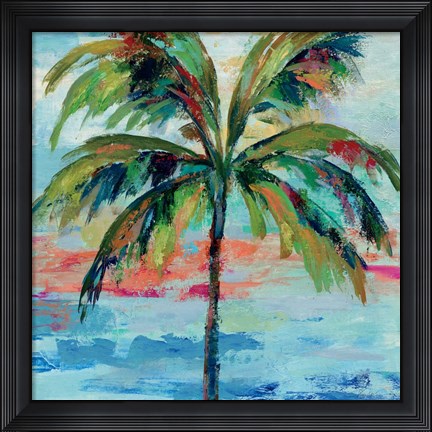 Framed California Palm I Print