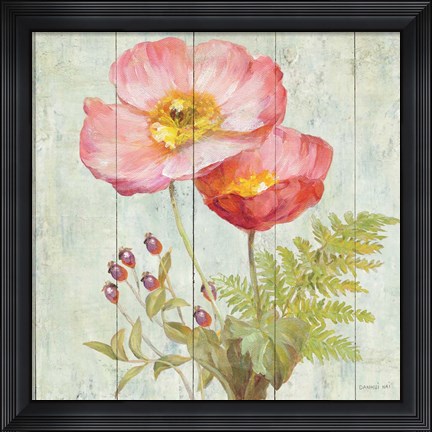 Framed Natural Floral IV Print