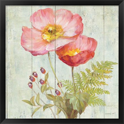Framed Natural Floral IV Print