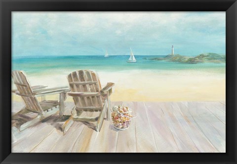 Framed Seaside Morning no Window Print