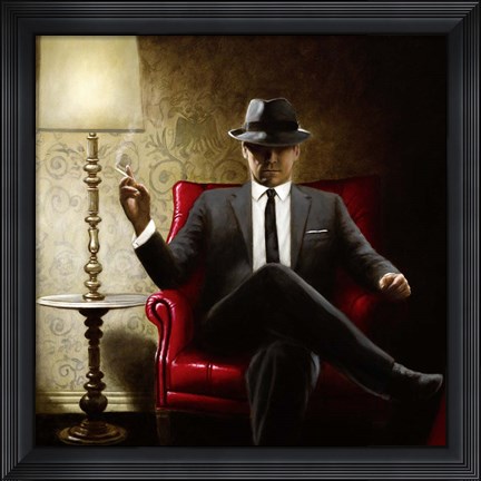 Framed Black Tie Print