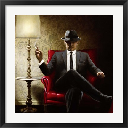 Framed Black Tie Print