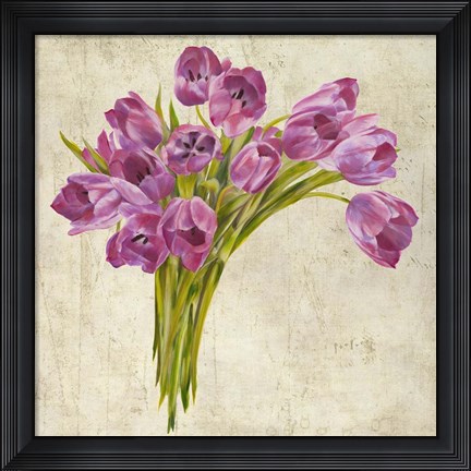 Framed Bouquet de Tulipes Print