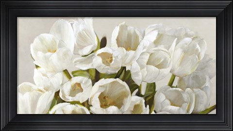 Framed Composizione in Bianco Print