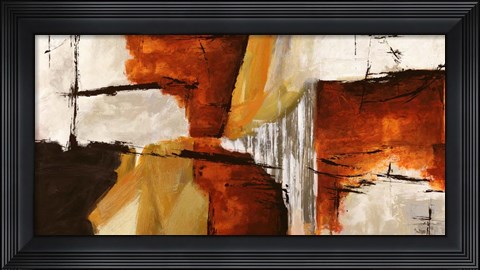 Framed Of Wood and Stone Print