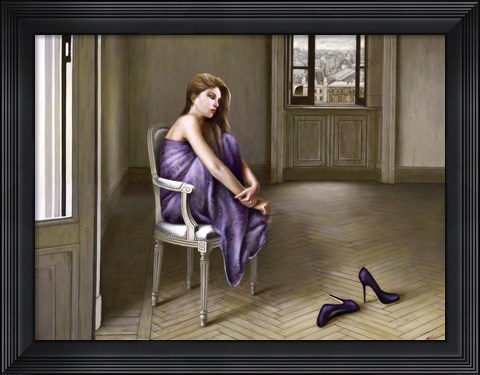 Framed Morning in Paris Print