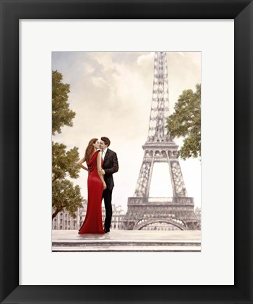 Framed Romance in Paris I Print