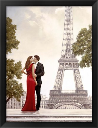 Framed Romance in Paris I Print