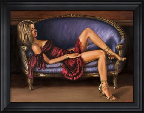 Framed Velvet Print