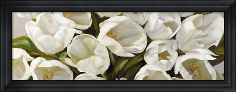 Framed Tulipani Bianchi Print