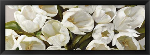 Framed Tulipani Bianchi Print