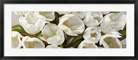 Framed Tulipani Bianchi Print