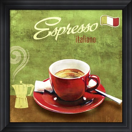 Framed Espresso I Print