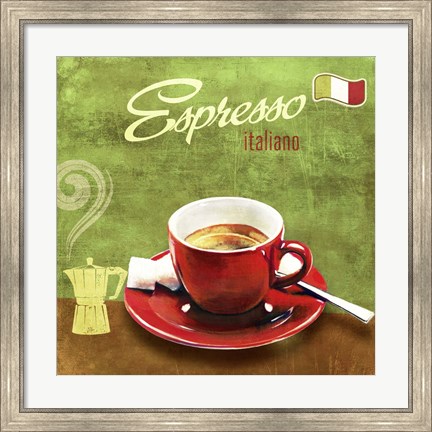 Framed Espresso I Print
