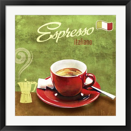 Framed Espresso I Print