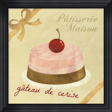 Framed Gateau de Cerise Print