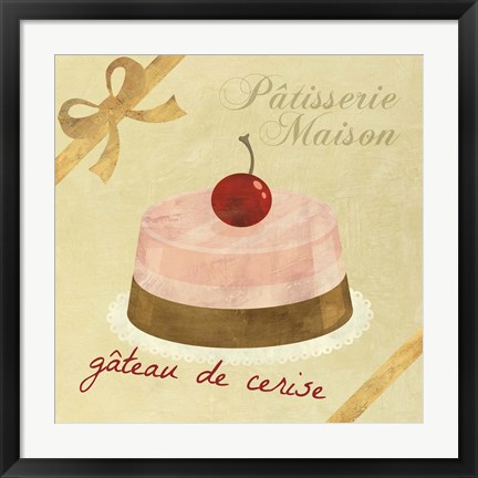 Framed Gateau de Cerise Print