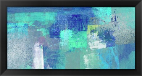 Framed Azure Print