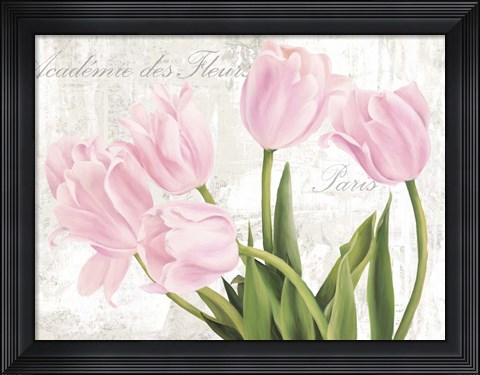 Framed Academie des Fleurs Print