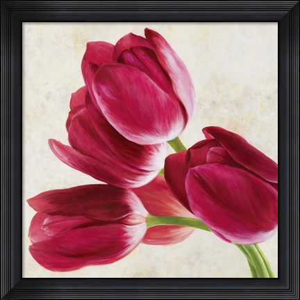 Framed Tulip Concerto (Detail) Print