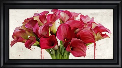 Framed Calla Abstraction Print