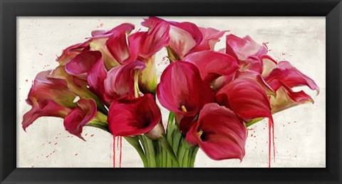 Framed Calla Abstraction Print