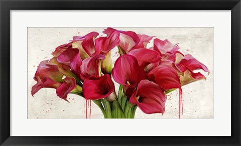 Framed Calla Abstraction Print