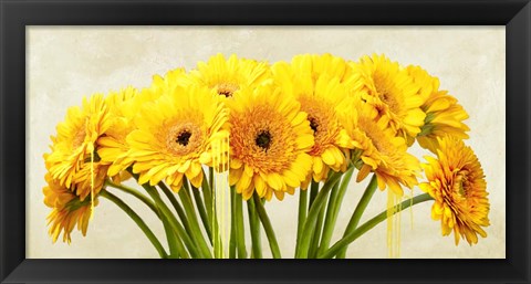 Framed Gerbera Abstraction Print