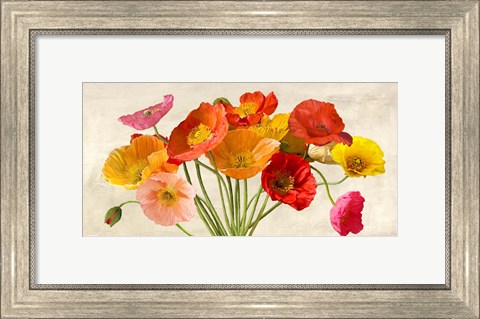 Framed Poppies in Spring Print