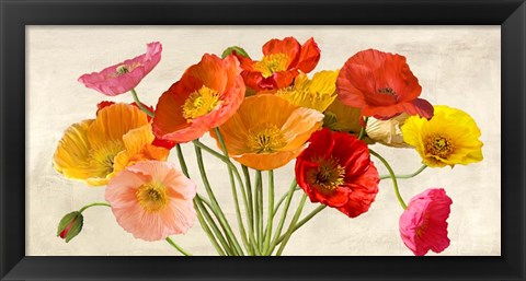 Framed Poppies in Spring Print