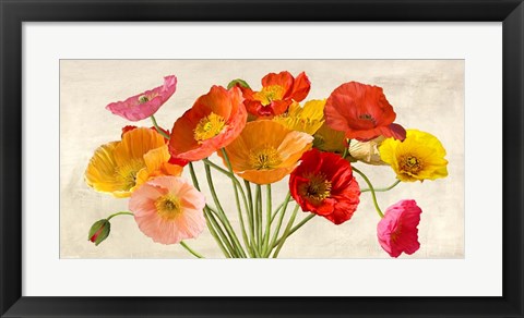 Framed Poppies in Spring Print