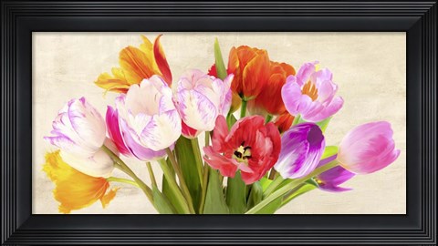 Framed Tulips in Spring Print
