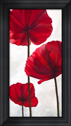 Framed Reds III Print