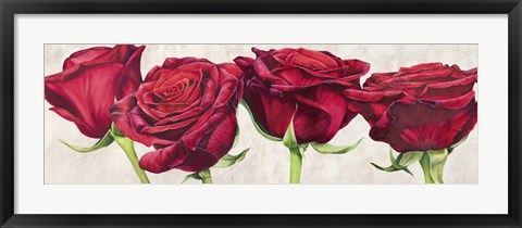 Framed Rose Romantiche Print