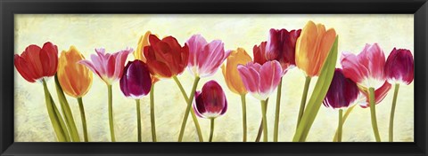 Framed Tulip Parade Print