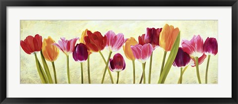 Framed Tulip Parade Print