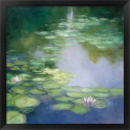 Framed Blue Lily I Print