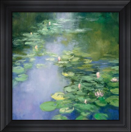 Framed Blue Lily II Print