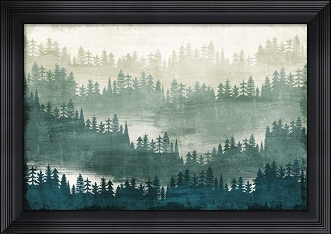 Framed Mountainscape Print